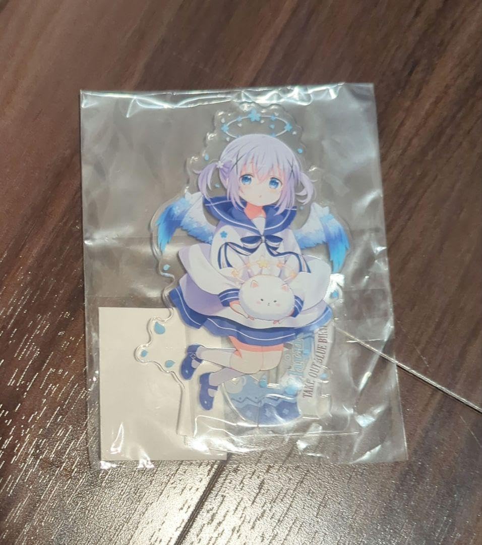 ごちうさ　チノ　アクスタ　TAKE OUT BLUE BIRD ごちうさ チノ take out blue bird マルイ アクリルスタンド